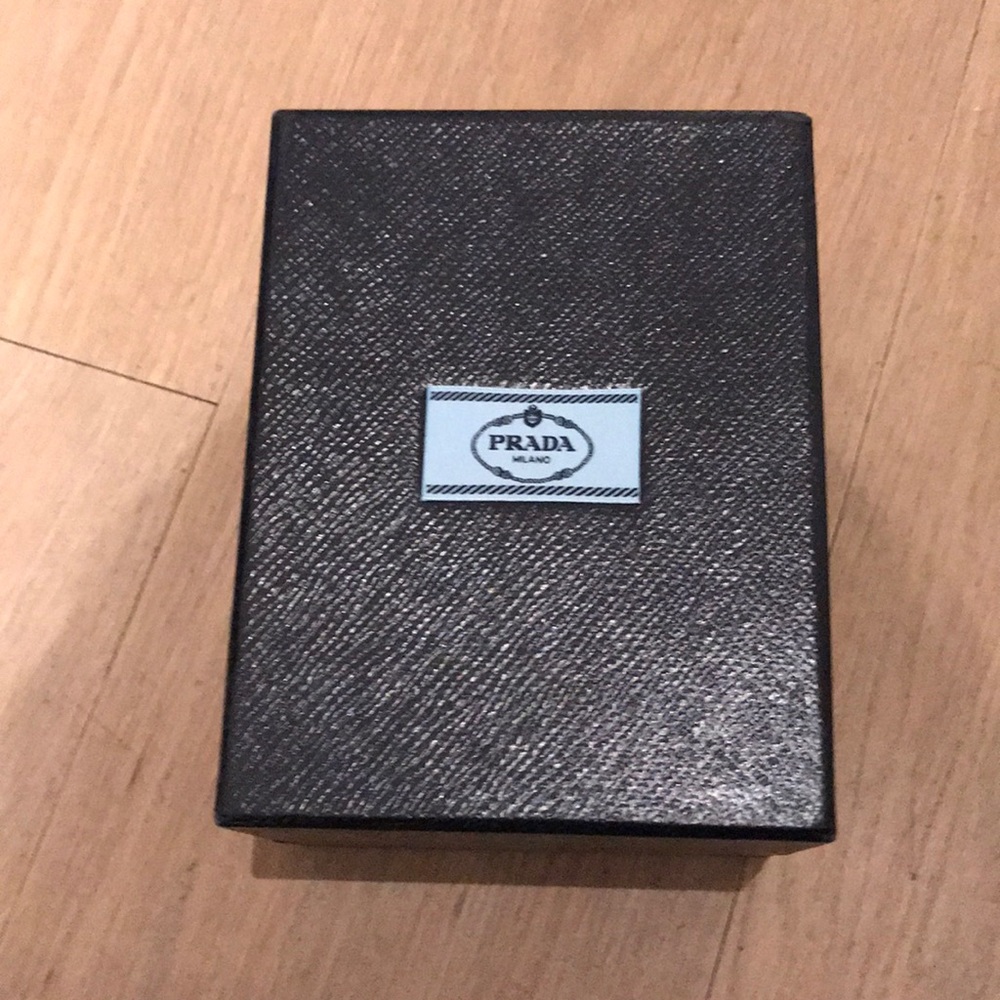Prada leather and stones bangle